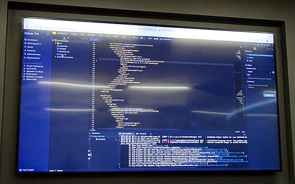 CodeReady WorkspacesのデモはEclipse Cheの画面