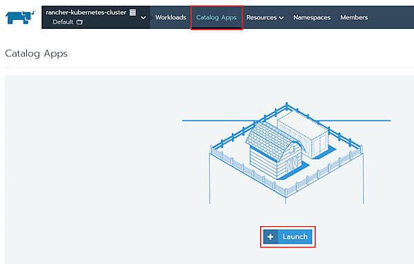図15：「Catalog Apps」を選んで、Launch！
