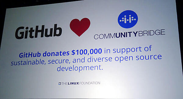 GitHubによる資金提供の発表