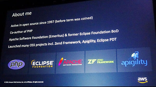 Andi Gutmans氏の自己紹介