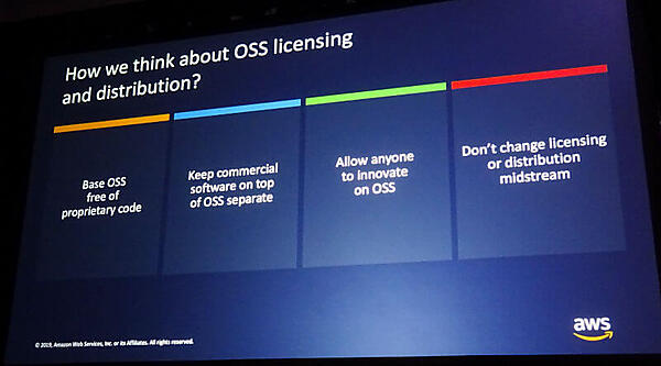 AWSによるオープンソースソフトウェアのあるべき姿