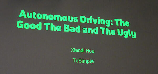 TuSimpleのプレゼンテーション