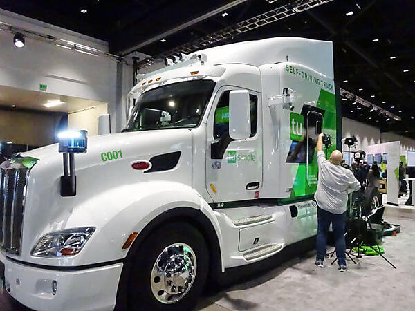 TuSimpleの自動運転トラック