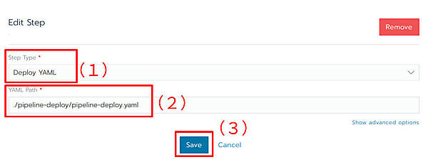 図23：Kubernetesのリソースマニフェストをデプロイするためのステップ