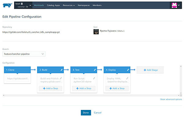 図24：完成したパイプライン