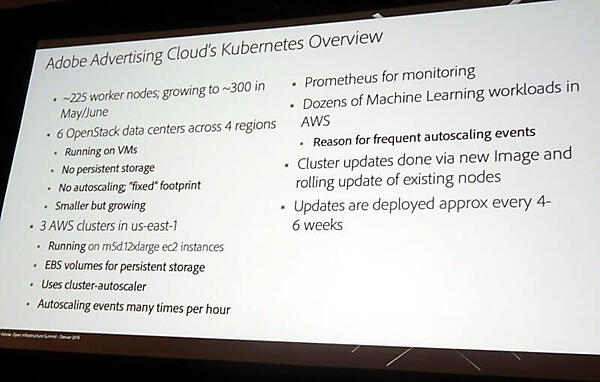 AdobeのOpenStack/Kubernetesユースケースの概要