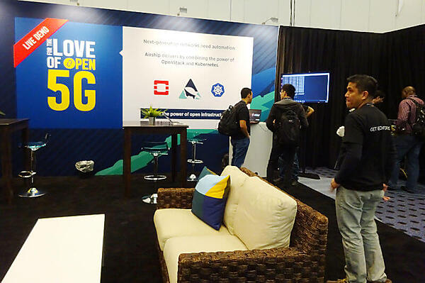 Airshipがメインの5Gのブース
