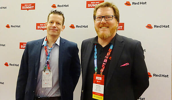 3Scale由来の製品の責任者Willmott氏（左）とCheshire氏（右）