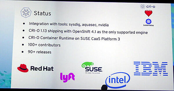 エコシステムが拡がるCRI-O