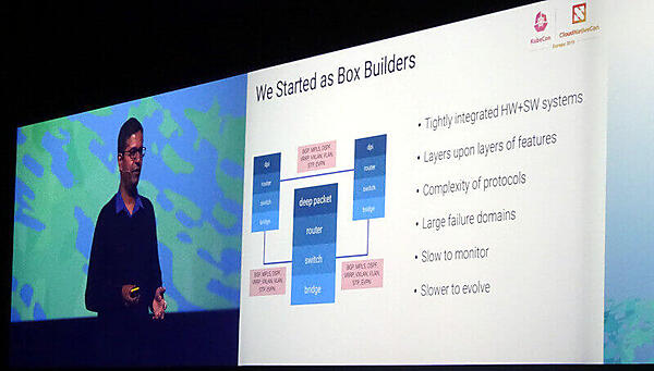 Ciscoの製品が「ハコモノ」から始まったと語るPandey氏