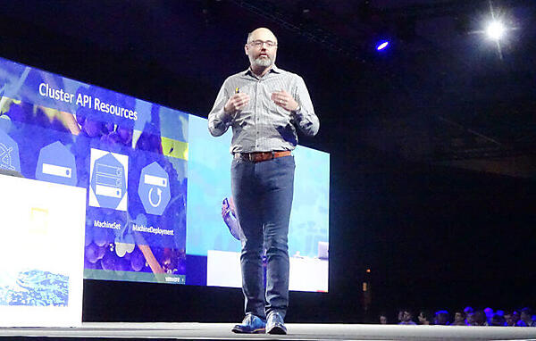Cluster APIを紹介するJoe Beda氏