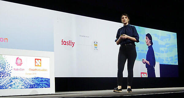 プレゼンテーションを行うGamanji氏