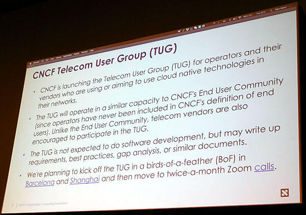 CNCF Telecom User Groupとは