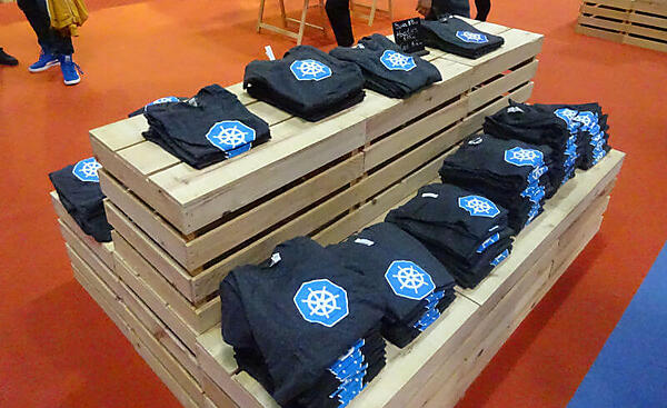 一番人気はKubernetesのTシャツ