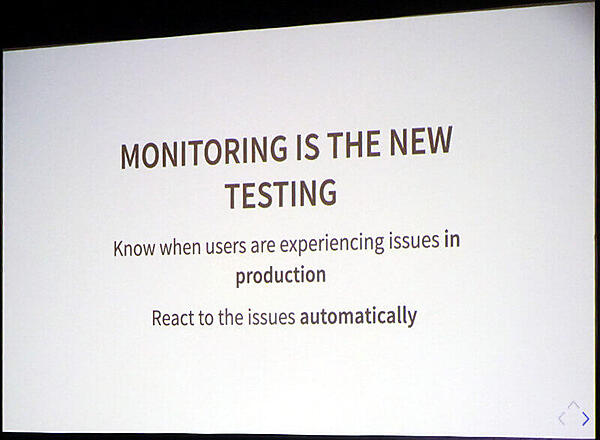 モニタリングが新しいテストになる