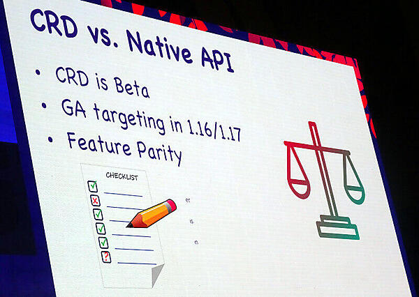 CRD対ネイティブAPIの比較