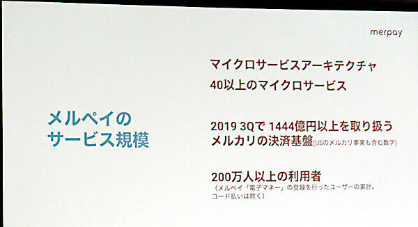 メルペイの規模はこれくらい