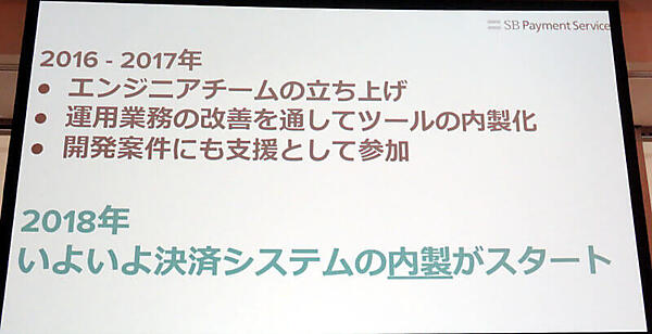 開発の内製化スタート