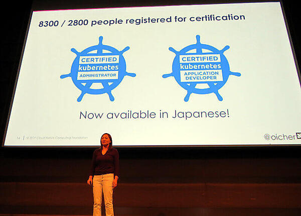 Kubernetesの認定試験が日本語化されたことを紹介するHung氏