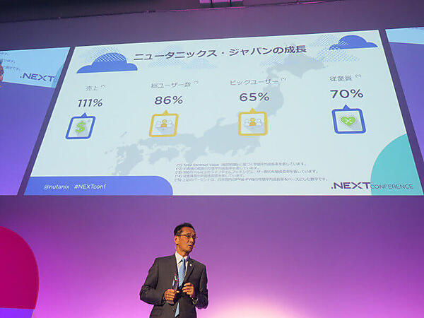ニュータニックス・ジャパンを紹介する町田氏