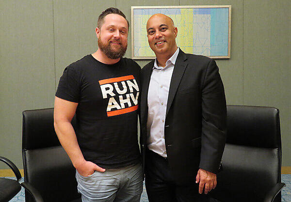 Steven Poitras氏（左）、Rajiv Mirani氏（右）