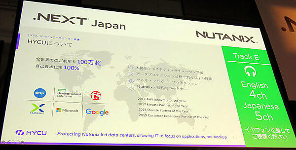 Nutanixに最適なバックアップソリューション、HYCU