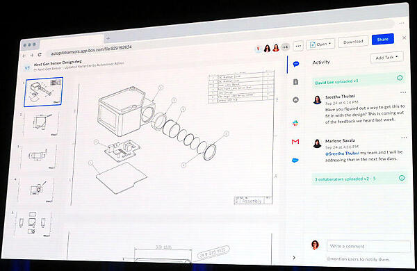 AutoCADのデータを共有