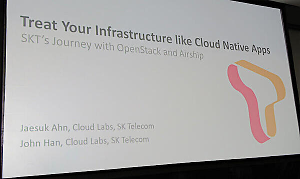 SK TelecomのセッションはOpenStackとAirship
