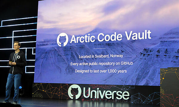 ノルウェーの氷河の地下にソースコードを長期保存するプロジェクト