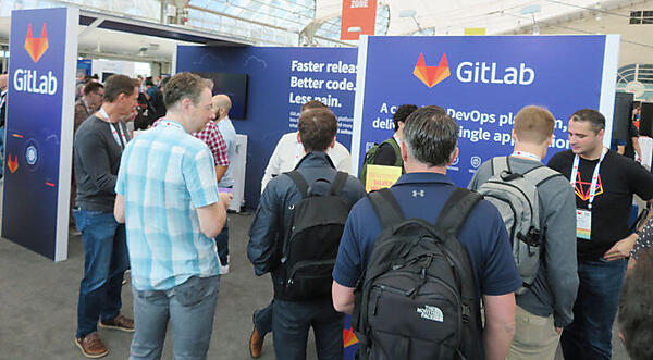 常に賑わっていたGitLabのブース