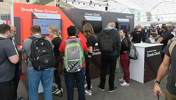 Oracleのブース