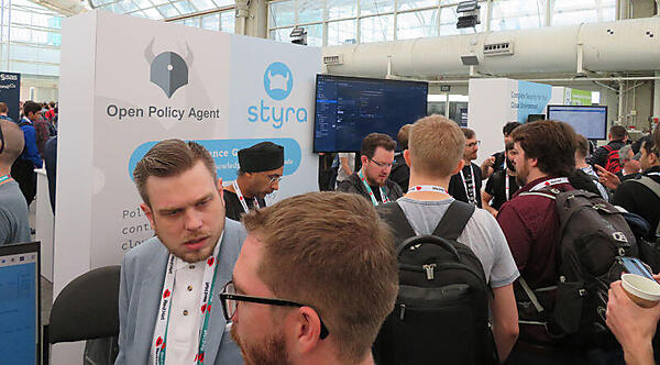 Open Policy AgentをアピールするStyraのブース