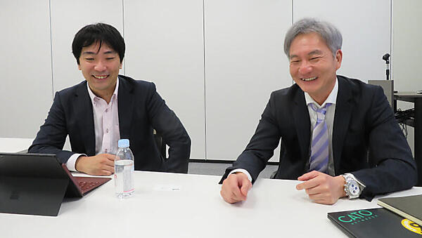 Cato Networksの日本人社員、桜井氏（左）と四方氏（右）