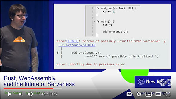Rustのコンパイラーがエラーを出したサンプル