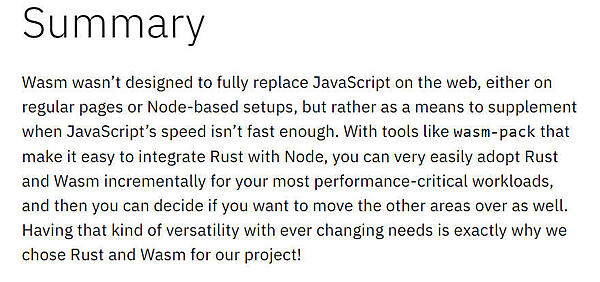 RustとWebAssemblyの親和性でNode.jsを補完する位置付け