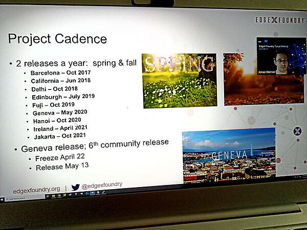 EdgeX Foundryのリリースサイクルは年に2回