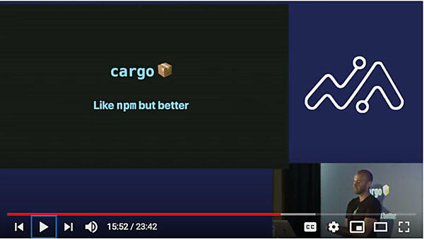RustのビルドツールでありパッケージマネージャーでもあるCargo