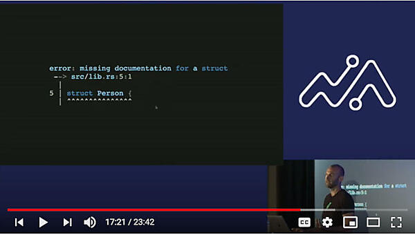 エラーメッセージの例