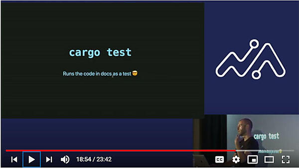 使い方をテストコードと一緒にコメントとして書ける