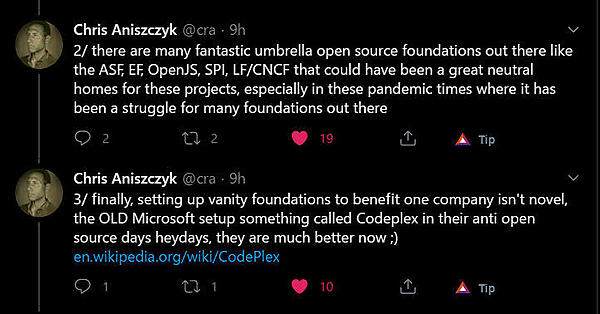 MicrosoftのCodePlexの失敗を例に挙げるAniszczyk氏