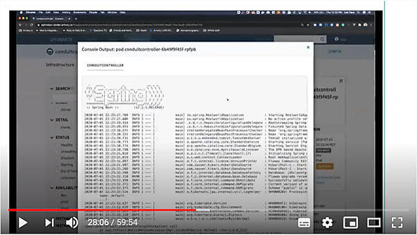 SpringBootのログを表示