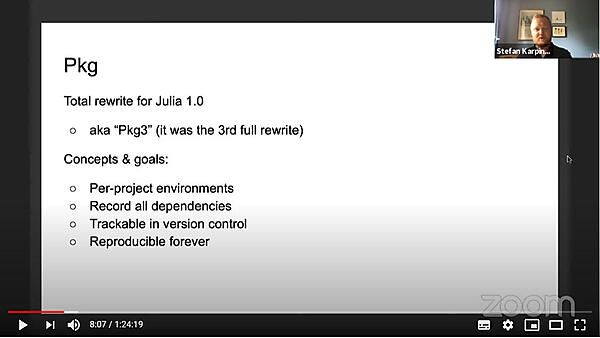 Packageの概要。すでに3回ゼロから書き直されている