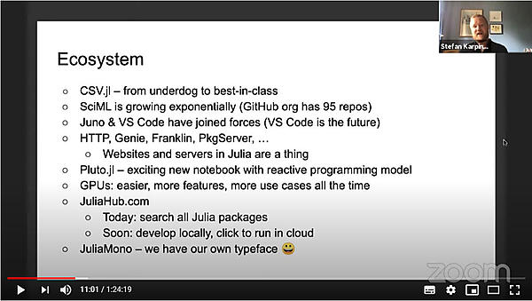 Juliaを拡張するエコシステムの一部を紹介