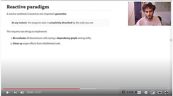 リアクティブなノートブックを実装するためのポイント