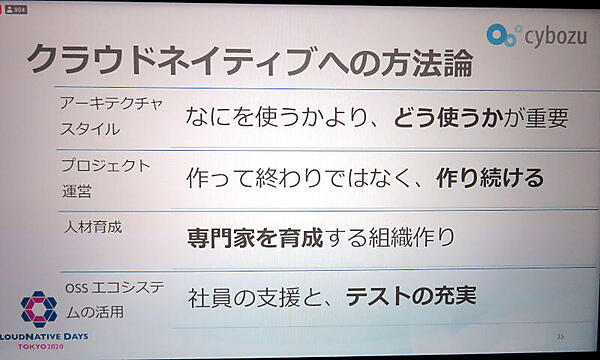 サイボウズ式インフラストラクチャーの開発のまとめ