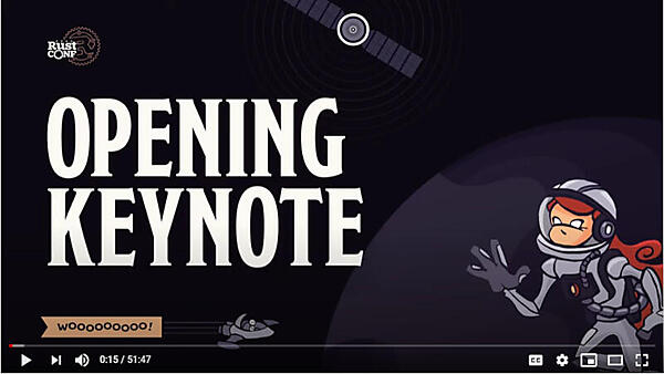 RustConf 2020の最初のキーノート