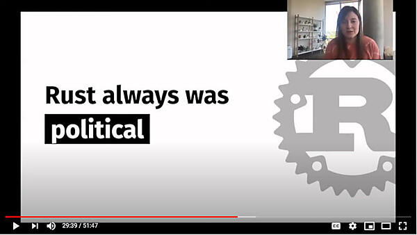 Rustは常にpoliticalだった