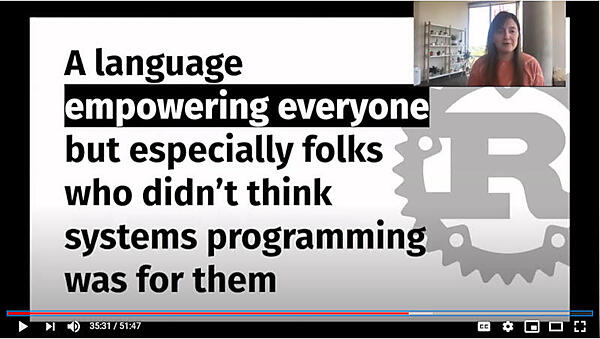 Rustはシステムプログラミングが仕事ではない人をもエンパワーする