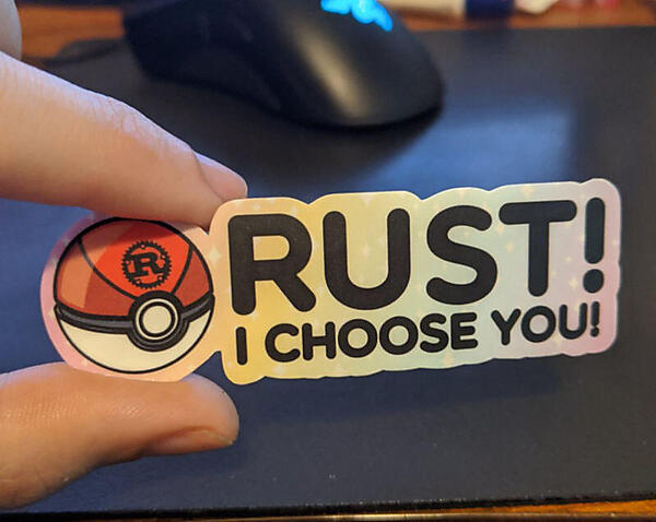 Rust! キミにきめた！ ここでもポケモン愛が