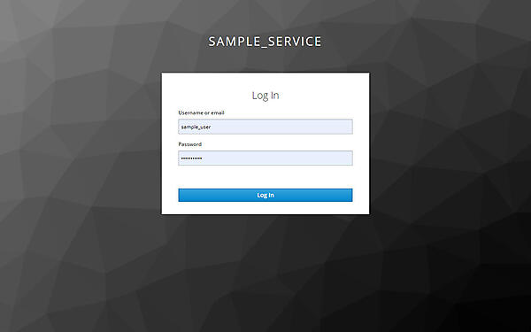 図6：Keycloakのログイン画面